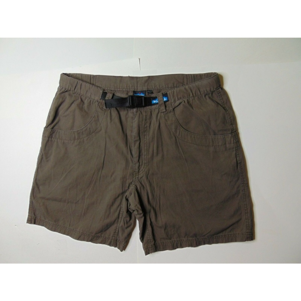 Kavu XL Belted Hiking Short Brown Cotton Outerwear